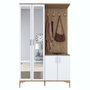 Hanah Home Soporte de Entrada EA147 - 4486 Nogal y Blanco